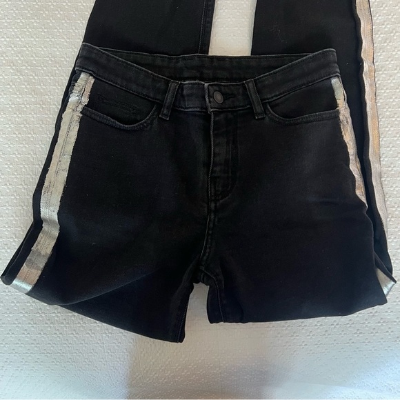 Zadig & Voltaire Deana straight mid-rise stretch-denim jeans- Size 25; Like New - Picture 4 of 12